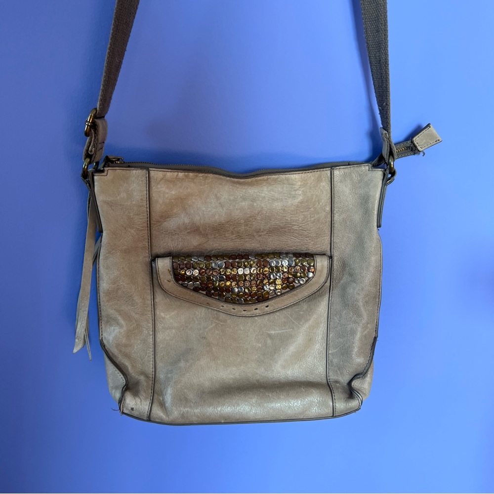 Lucky Brand Leather Crossbody Purse